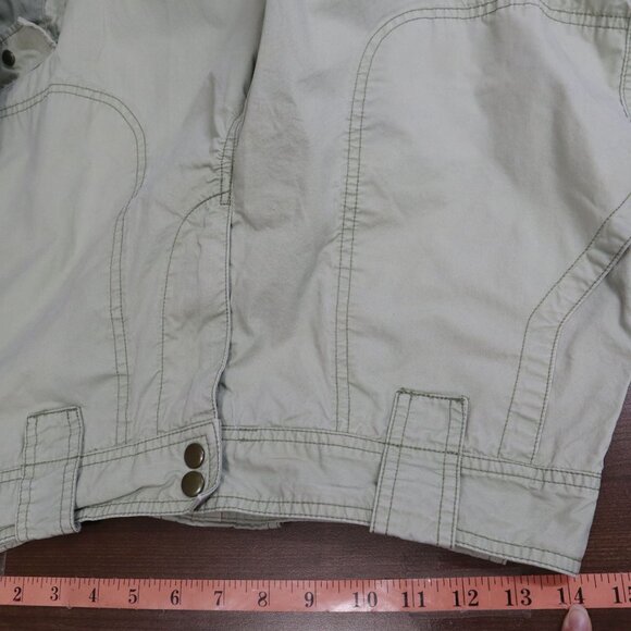 Urban Outfitters Cargo Pants Women M Green Slouchy Goblincore Fairy Grunge Loose - Picture 5 of 16